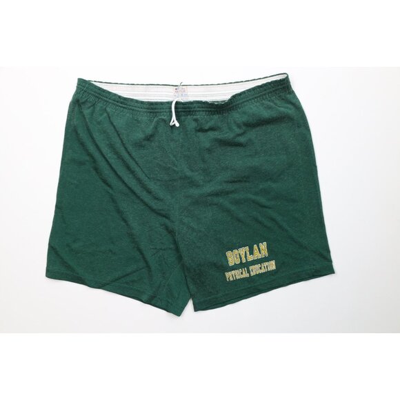 AS IS Vintage 80s 90s Champion Mens 2XL Boylan Physical Education Shorts USA - Picture 1 of 12